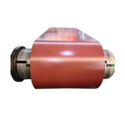 Купить Кирпичная красная 0,18 0,25 0,32x1000 Цветная катушка Ppgi, используемая для кровельного листа типа T Производство в сети