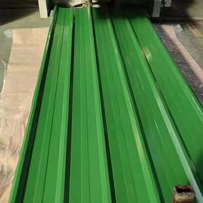 Prepainted цвет покрыл листы толя металла рифленые для здания