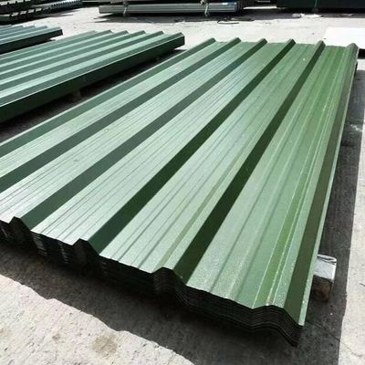 0.11-0.7mm Prepainted настилая крышу цвет зеленого цвета листа красный желтый покрыл